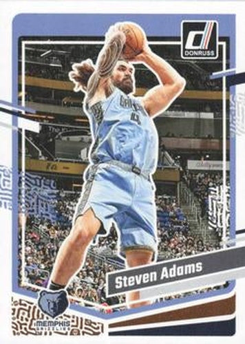 #158 Steven Adams - Memphis Grizzlies - 2023-24 Donruss Basketball