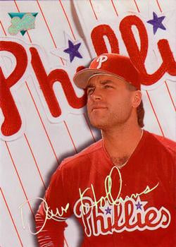 #158 Dave Hollins - Philadelphia Phillies - 1993 Studio Baseball
