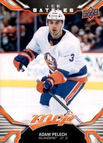 #158 Adam Pelech - New York Islanders - 2022-23 Upper Deck MVP - Ice Battles Hockey