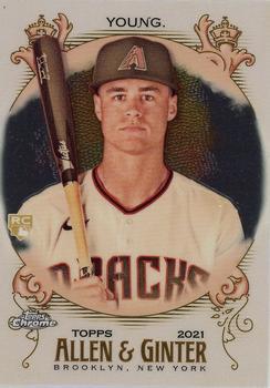 #158 Andy Young - Arizona Diamondbacks - 2021 Topps Allen & Ginter Chrome Baseball