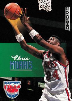 #158 Chris Morris - New Jersey Nets - 1992-93 SkyBox Basketball