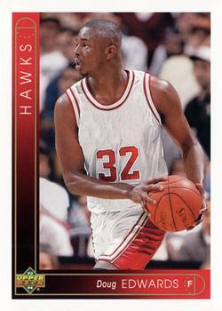 #158 Doug Edwards - Atlanta Hawks - 1993-94 Upper Deck Basketball