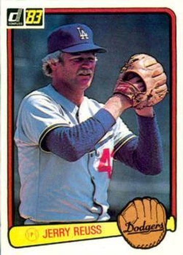 #158 Jerry Reuss - Los Angeles Dodgers - 1983 Donruss Baseball