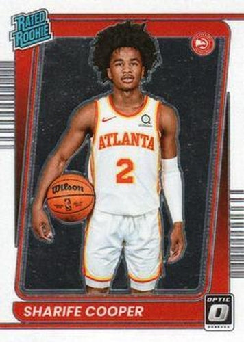 #158 Sharife Cooper - Atlanta Hawks - 2021-22 Donruss Optic Basketball