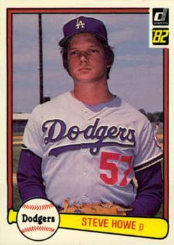 #158 Steve Howe - Los Angeles Dodgers - 1982 Donruss Baseball