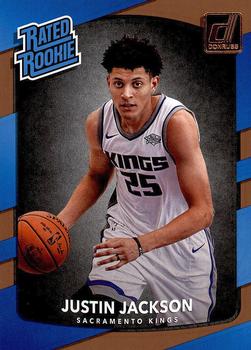 #158 Justin Jackson - Sacramento Kings - 2017-18 Donruss Basketball