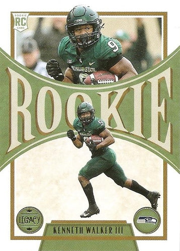 #158 Kenneth Walker III - Seattle Seahawks - 2022 Panini Legacy Football