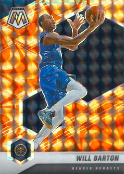 #158 Will Barton - Denver Nuggets - 2020-21 Panini Mosaic - Mosaic Reactive Orange Basketball
