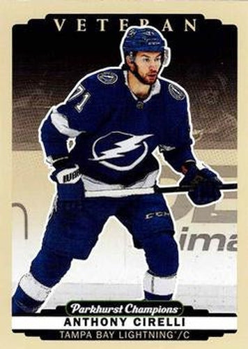 #158 Anthony Cirelli - Tampa Bay Lightning - 2022-23 Parkhurst Champions Hockey
