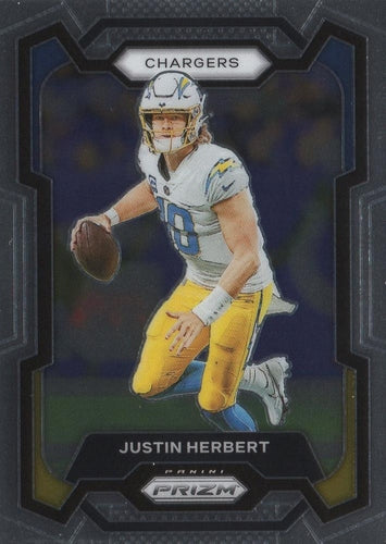 #158 Justin Herbert - Los Angeles Chargers - 2023 Panini Prizm Football