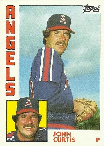 #158 John Curtis - California Angels - 1984 Topps Baseball