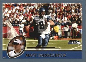 #158 Matt Hasselbeck - Seattle Seahawks - 2003 Topps Football