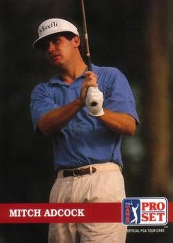 #158 Mitch Adcock - 1992 Pro Set PGA Tour Golf