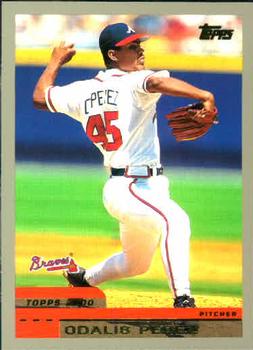 #158 Odalis Perez - Atlanta Braves - 2000 Topps Baseball