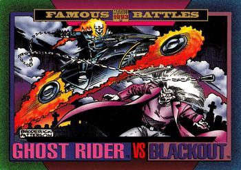 #159 Ghost Rider / Blackout - 1993 SkyBox Marvel Universe