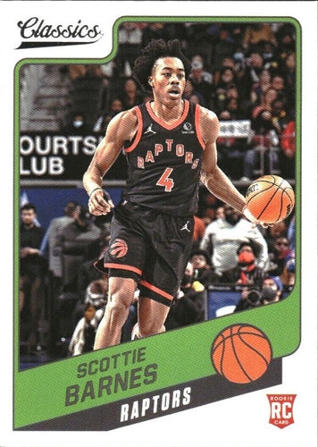 #159 Scottie Barnes - Toronto Raptors - 2021-22 Panini Chronicles Basketball