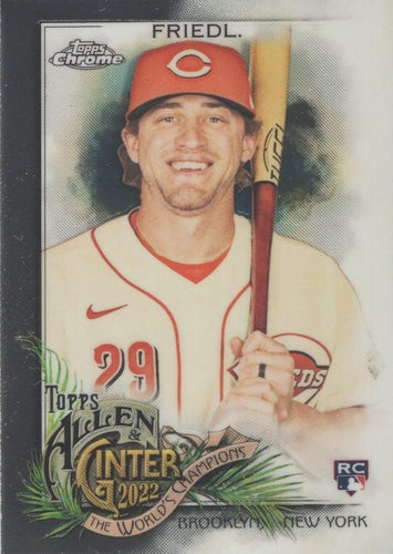 #159 TJ Friedl - Cincinnati Reds - 2022 Topps Allen & Ginter Chrome Baseball