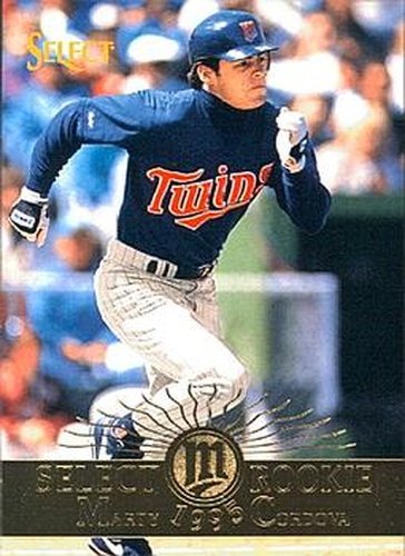 #159 Marty Cordova - Minnesota Twins - 1995 Select Baseball