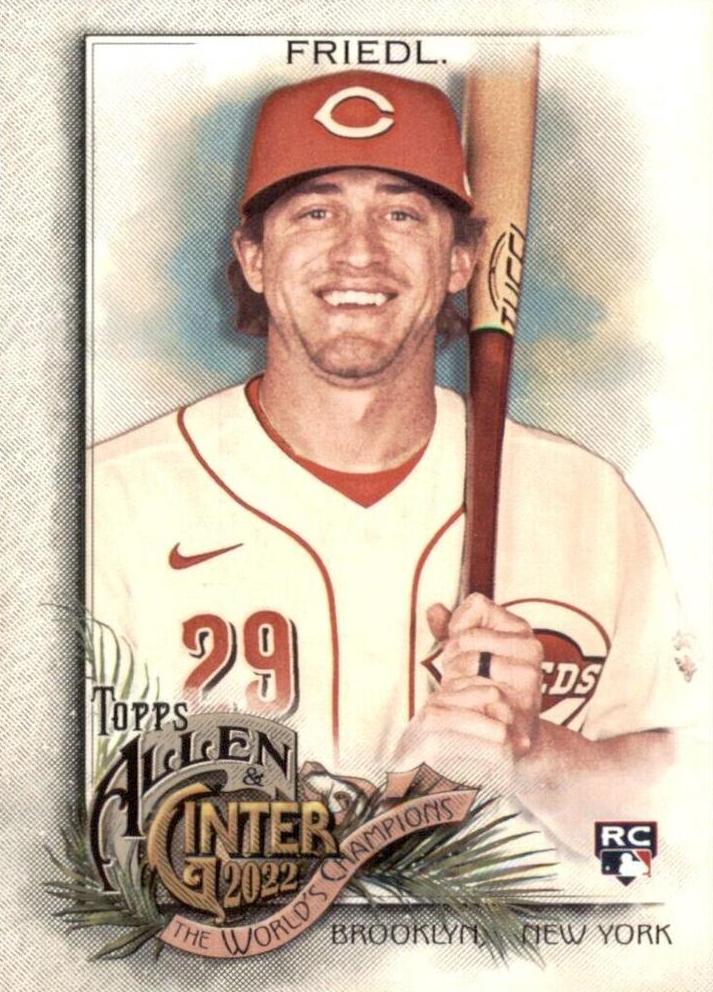 #159 TJ Friedl - Cincinnati Reds - 2022 Topps Allen & Ginter Baseball