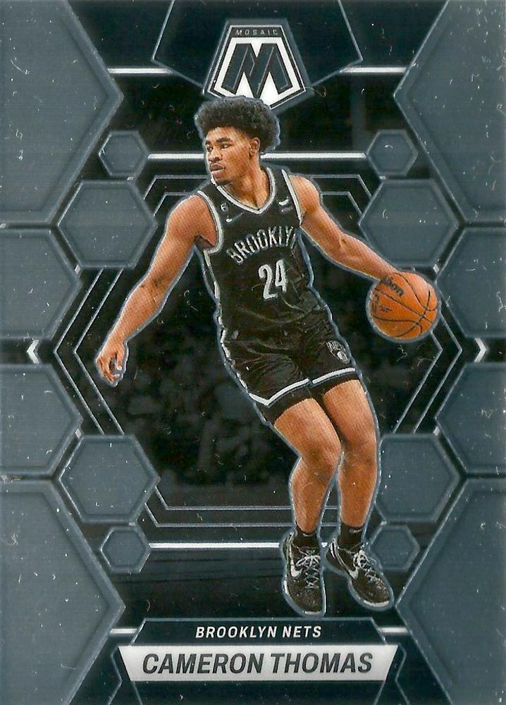 #159 Cameron Thomas - Brooklyn Nets - 2022-23 Panini Mosaic Basketball