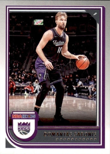 #159 Domantas Sabonis - Sacramento Kings - 2022-23 Hoops Basketball