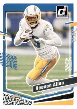 #159 Keenan Allen - Los Angeles Chargers - 2023 Donruss Football