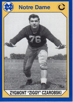 #159 Zygmont "Ziggy" Czarobski - Notre Dame Fighting Irish - 1990 Collegiate Collection Notre Dame Football