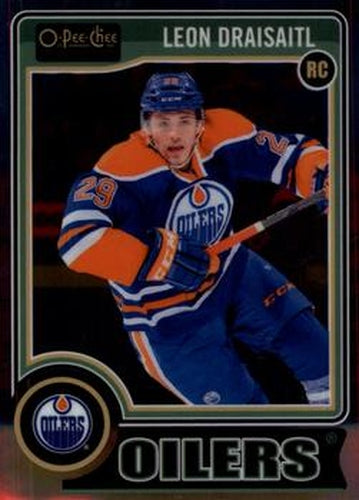 #159a Leon Draisaitl - Edmonton Oilers - 2014-15 O-Pee-Chee Platinum Hockey