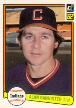 #159 Alan Bannister - Cleveland Indians - 1982 Donruss Baseball