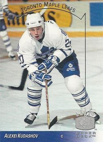 #159 Alexei Kudashov - Toronto Maple Leafs - 1993-94 Upper Deck - SP Hockey