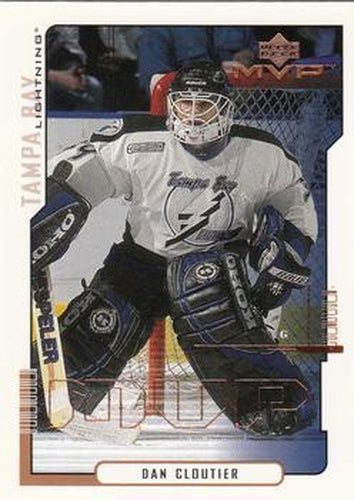 #159 Dan Cloutier - Tampa Bay Lightning - 2000-01 Upper Deck MVP Hockey
