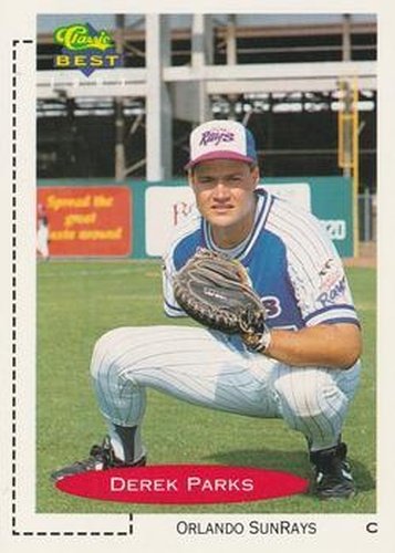 #159 Derek Parks - Orlando Sun Rays - 1991 Classic Best Baseball