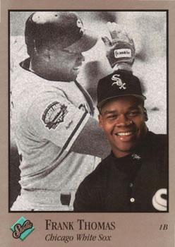 #159 Frank Thomas - Chicago White Sox - 1992 Studio Baseball