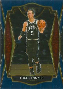 #159 Luke Kennard - Los Angeles Clippers - 2020-21 Panini Select - Blue Basketball