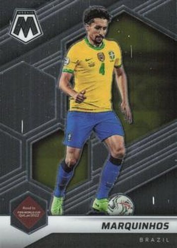 #159 Marquinhos - Brazil - 2021-22 Panini Mosaic Road to FIFA World Cup Soccer