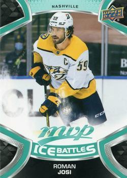 #159 Roman Josi - Nashville Predators - 2021-22 Upper Deck MVP - Ice Battles Hockey