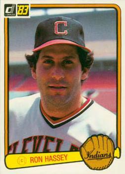 #159 Ron Hassey - Cleveland Indians - 1983 Donruss Baseball