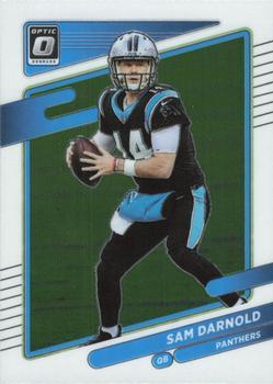 #159 Sam Darnold - Carolina Panthers - 2021 Donruss Optic Football