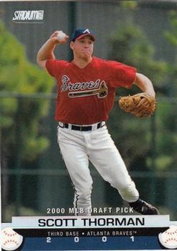 #159 Scott Thorman - Atlanta Braves - 2001 Stadium Club Baseball