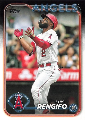 #159 Luis Rengifo - Los Angeles Angels - 2024 Topps Baseball