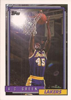 #159 A.C. Green - Los Angeles Lakers - 1992-93 Topps Basketball