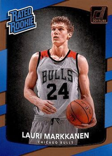 #159 Lauri Markkanen - Chicago Bulls - 2017-18 Donruss Basketball