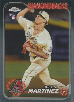 #159 Justin Martinez - Arizona Diamondbacks - 2024 Topps Chrome Baseball