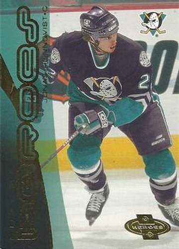 #159 Jonas Ronnqvist - Anaheim Mighty Ducks - 2000-01 Upper Deck Heroes Hockey