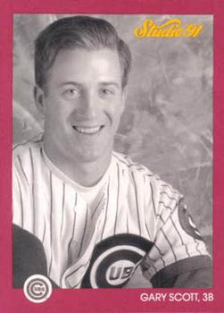 #159 Gary Scott - Chicago Cubs - 1991 Studio Baseball