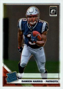 #159 Damien Harris - New England Patriots - 2019 Donruss Optic Football