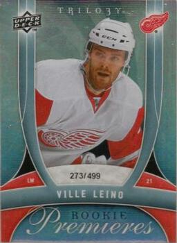 #159 Ville Leino - Detroit Red Wings - 2009-10 Upper Deck Trilogy Hockey
