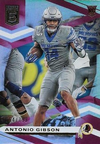 #159 Antonio Gibson - Washington Redskins - 2020 Donruss Elite Football