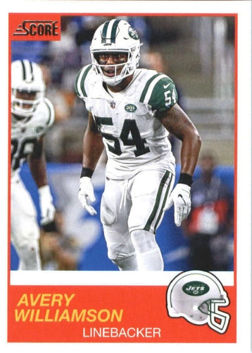 #159 Avery Williamson - New York Jets - 2019 Score Football