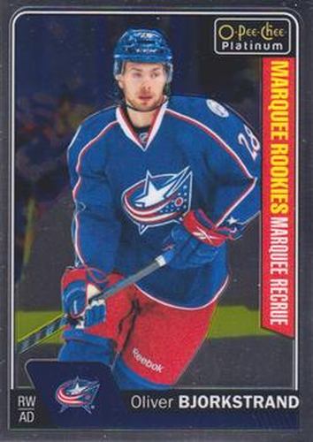 #159 Oliver Bjorkstrand - Columbus Blue Jackets - 2016-17 O-Pee-Chee Platinum Hockey